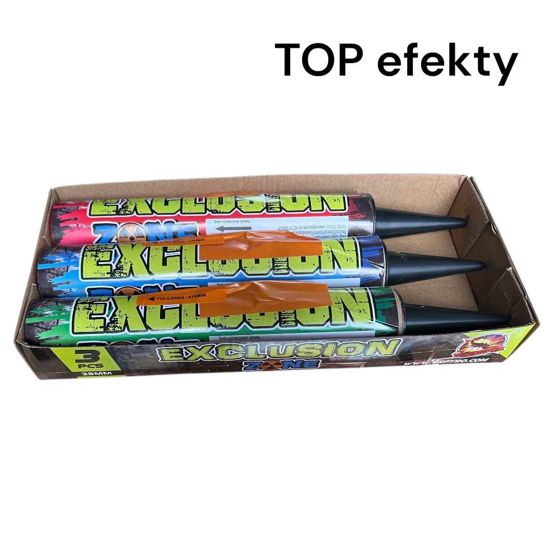 Single shot Exclusive Zone  (38 mm)